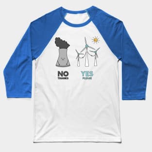 Yes to Renewables Baseball T-Shirt